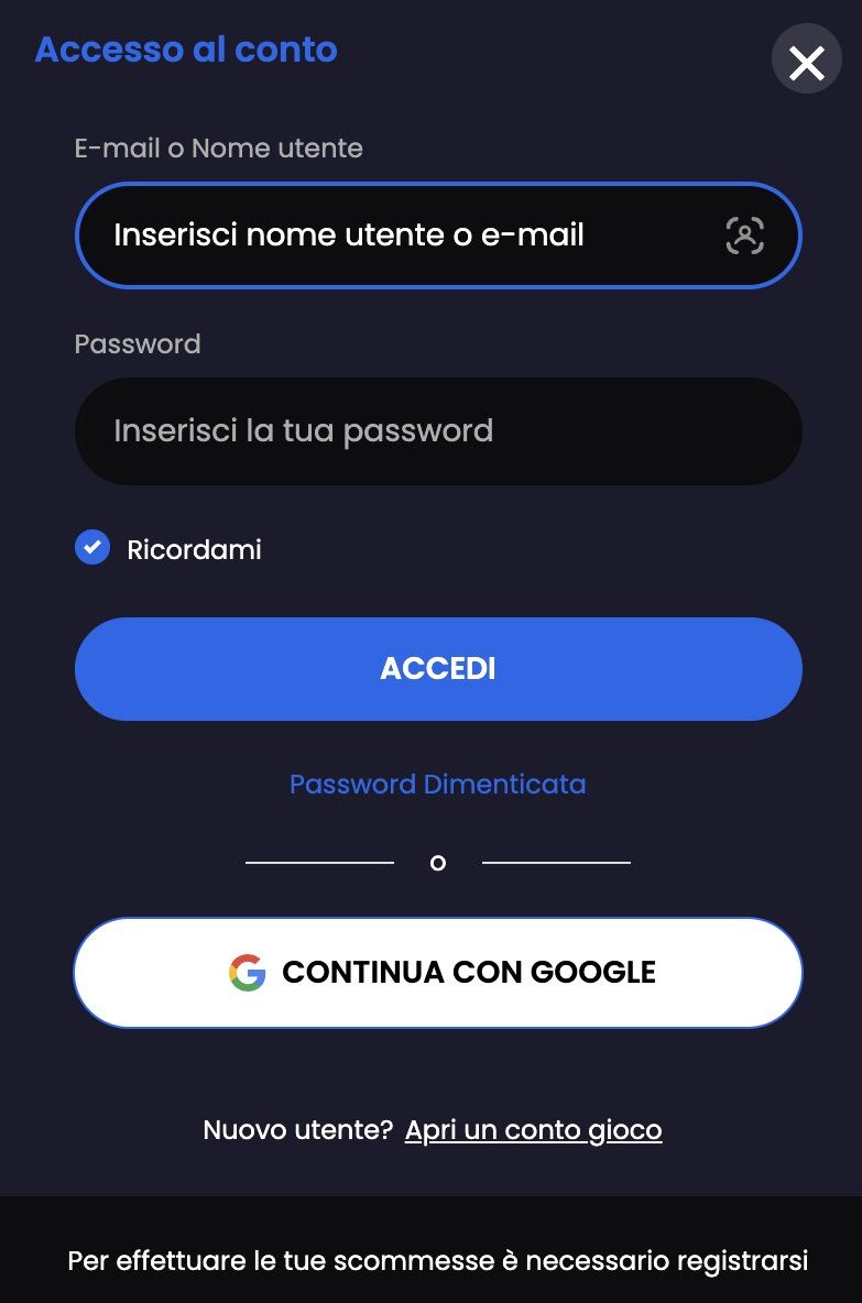 pribet accedi